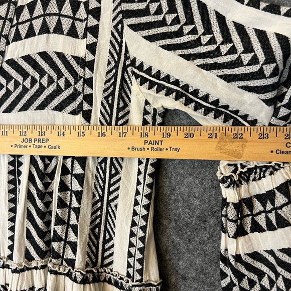 Devotion Twins Ella Embroidered Dress Size S Black and off-white Graphic Print - Picture 7 of 14